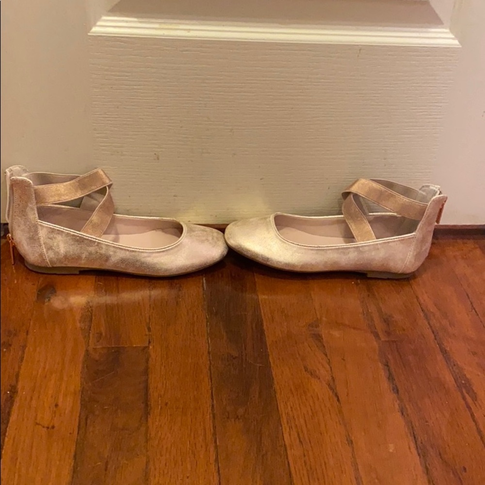 KidPik flats pink/gold